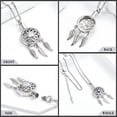 thumbnail image 2 of Cremation Jewelry for Ashes for Women Urn Necklace Dream Catcher Tribe Pendant with Angel's Feather Keepsake Memorial Jewelry Ash Holder, 2 of 6
