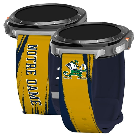 Notre Dame HD Paint Stripe Unisex Watch Band for Samsung Galaxy Watch Ultra 47mm (Long)