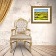 thumbnail image 3 of Mark, Sharon 32x26 Gold Ornate Wood Framed with Double Matting Museum Art Print Titled - Farm Kids in the Fall, 3 of 4