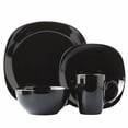 thumbnail image 1 of Mainstays Black Square 16 Piece Dinner Set, 1 of 5