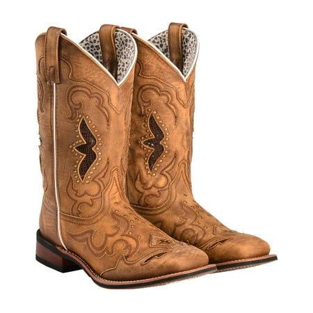 

Laredo Women s Spellbound Western Performance Boot Broad Square Toe - 5661 12 M US