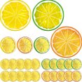 thumbnail image 2 of Adornos de Plástico Naiovety 10 Uds alta simulación no oxidante Naranja cubos de limon, 2 of 6