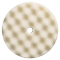 thumbnail image 2 of Presta 890171 Single Sided Heavy Cut Cutting Pad, 8-1/2 in Dia, Hook and Loop Attachment, Foam Pad, White, 2 of 2