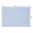 thumbnail image 6 of REGALWOVEN 6 Pack Cloth Napkins, Striped Washable and Reusable Table Dinner Napkins for Restaurant, Weddings, Events, and Parties Light Blue 24x16inch, 6 of 6