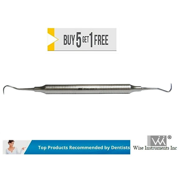Wise Dental Scaler H6/7 Sickle Scaler Offset (Sharp Edge retention & Durability)