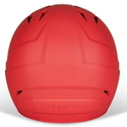 HX Rise Fastpitch Batting Helmet with Facemask, Large, Scarlet