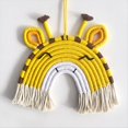 thumbnail image 2 of Iris Colgante de Pared Macramé Tejido Iris Colgante de Pared Tejido A Mano Iris Fawn/León Iris Arte de la Pared Decoración de la Pared,C, 2 of 5