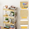 thumbnail image 4 of 4 Pack Wire Rack Covers, 24x12" Faux Wood Shelf, Waterproof Wood-Grain Wire Shelving Toppers for Kitchen & Closet Pantry, Wood Color, 4 of 8