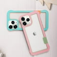 thumbnail image 5 of Compatible with iPhone 14 Pro Max Bumper Frame Case Frameless Cooling Heat Dissipation No Backplate Protection Fashion Shockproof Cover for Girls Women Man Blue, 5 of 14