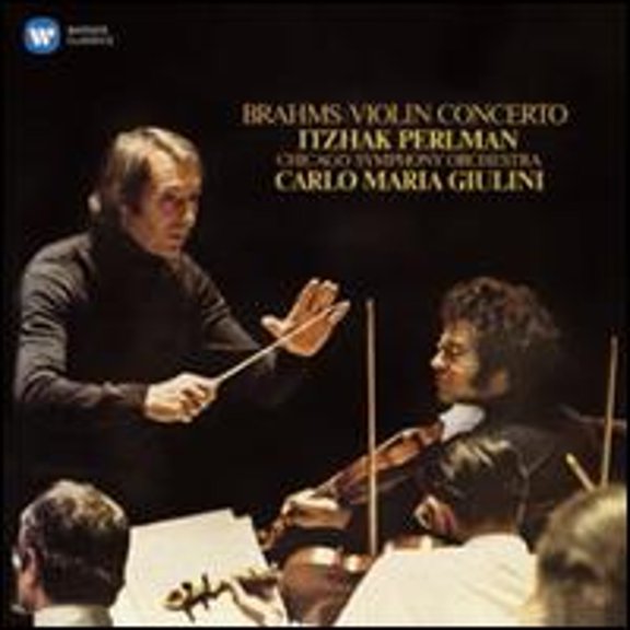 Pre-Owned Brahms: Violin Concerto (CD 0825646130177) by Itzhak Perlman (violin), Joseph Joachim (candenza), Chicago Symphony Orchestra, Carlo Maria Giulini (conductor)