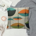 thumbnail image 2 of JEUXUS  Mid Century Atomic Throw Pillow Cover Oval Ellipse Regular Creative Curve Geometric Comic Colorful Pillow Case Decorative Men Women Boy Girl Room Cushion Cover for Home Bed, 2 of 5