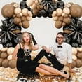 thumbnail image 6 of Black Brown Nude Balloon Arch Kit,Balloon Garland with Black Star Foil Balloons for Wild West Country Birthday Baby&Bridal Shower Gender Reveal Birthday Party Decorations, 6 of 13