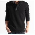 2021 new men‘s sweater Korean style fake twopiece Men‘s sweater shirt