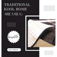 thumbnail image 4 of KOOL HOME Modern Area Rug - CO17_868_Black Premier Collection Indoor Contemporary Style Rectangular Area Rug Soft Polypropylene Rugs for Bedroom, Living Room, Floor Covering, 4 of 7