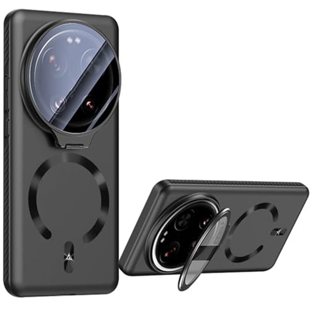 Case For Xiaomi 17 Ultra, Magnetic Cover With Supports Wireless Charging Anti-Fall Camera Holder Shell