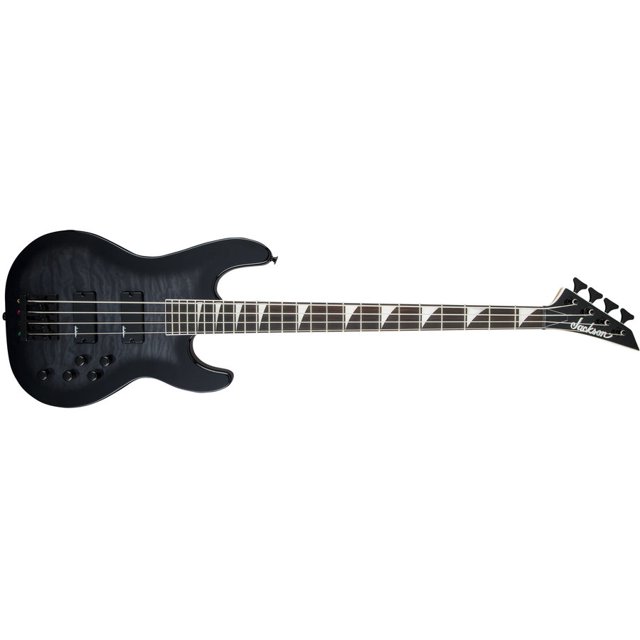 Jackson JS Series Concert JS3Q Guitare Basse - Amarante, Noir Transparent Burst