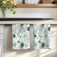 thumbnail image 7 of Sage Green Flower Kitchen Towels Set of 1, Vintage Rose Floral Botanical Leaf Absorbent Dish Towels for Kitchen, Microfiber Hand Towel, Quick Drying Tea Towel for Cleaning Decorative Dishcloths, 7 of 7