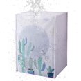 thumbnail image 4 of Funda para secadora de ropa, funda impermeable para lavadora, funda para lavadora Peva a prueba de polvo, adecuada para lavadoras de 6 a 8 kg (60 x 56 x 83 cm, cactus) A, 4 of 5
