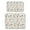 White-621, variant on Flower Pattern Coffee Bar Mat 2-Pack - Floral Green Aesthetic Absorbent Non-Slip Mat for Espresso Machine, Multi-Purpose Countertop Protector with 4-Layer Waterproof Design
