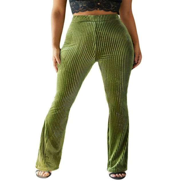 Women‘s Bootcut Yoga Pants Tummy Control Workout Bootleg Velvet Lounge Active Trouser Sweatpants