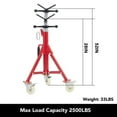 thumbnail image 2 of V-Head Jack Stand with Casters, 2 of 9