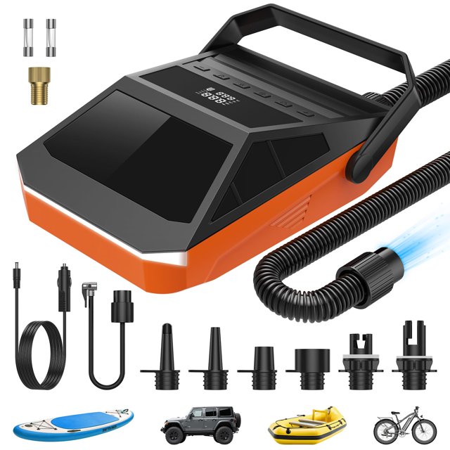 Bomba Eléctrica para Tabla de Paddle TIME4DEALS 50PSI Portátil con Apagado Automático
