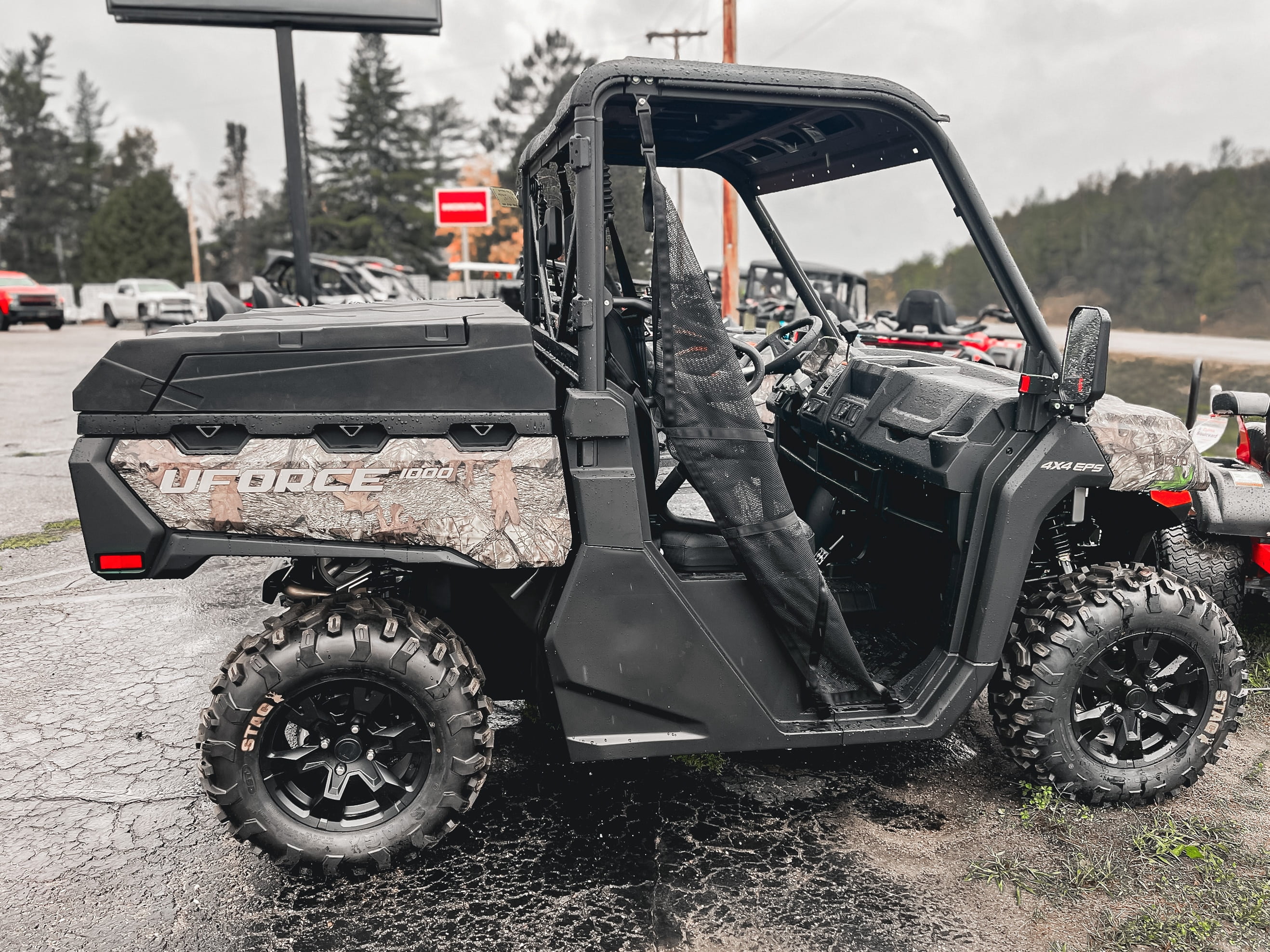 Highlands UTV Rear Cargo Bed Cover for 2019-2026 CFMoto UForce 1000 and 1000 XL models - Waterproof Storage Bed Tool Cover