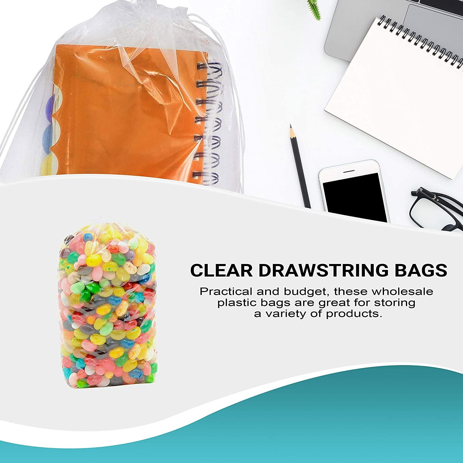 walmart clear drawstring bag