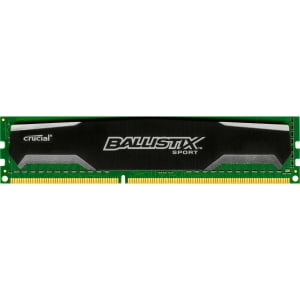 Crucial 8gb Ballistix 240 Pin Dimm Ddr3 Pc3 Memory Module 8 Gb 1 X 8 Gb Ddr3 Sdram 1600 Mhz Ddr3 1600 Pc3 Non Ecc Unbuffered 240 Pin Dimm Cl9 1 5v Ballistix Sport Udimm Walmart Com Walmart Com