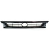 Grille Assembly for 1996-1997 Toyota Corolla Textured Black Shell and Insert OE Replacement 3812