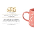 thumbnail image 4 of Thyme & Table Stoneware Mug, 16 fl oz, Pink Hearts, 4 of 6