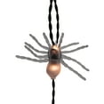 thumbnail image 2 of 100 Orange Mini Spiderweb Halloween Lights - 5 ft Black Wire, 2 of 4