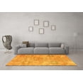 thumbnail image 3 of Ahgly Company Machine Washable Indoor Rectangle Persian Yellow Bohemian Area Rugs, 3' x 5', 3 of 4