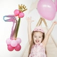 thumbnail image 4 of Billuyoard 32 pulgadas 1 2 3 4 5 6 7 8 9 de dígitos de oro rosa globos de papel de aluminio boda cumpleaños Baby Shower fiesta decoración Kits de decoración para fiestas Oro rosa Numero 7 Billuyoard HA002851-08, 4 of 6