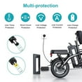 thumbnail image 4 of 54.6V 3A Lithium Battery Fast Charger for 13S 48V Li-ion Battery,Electric Bicycle Bike Scooter e-Bike Lithium Battery Charger with Fan, 4 of 8
