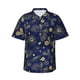thumbnail image 1 of Fotbe Vintage Golden Butterfly Camisa Hawaiana para Hombre Unisex – Camisa Casual de Verano con Botones de Manga Corta de Algodón y Lino,Large, 1 of 7