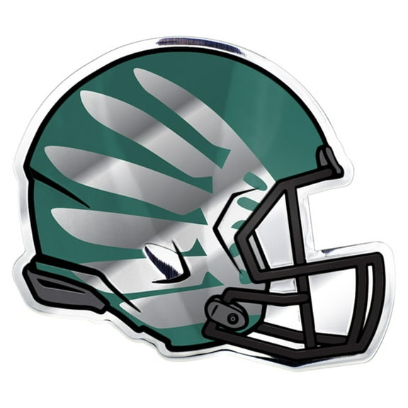 University of NCAA Oregon Full Color Aluminum Helmet Decal Emblem - For use on Cars, Laptops or other Hard Surfaces