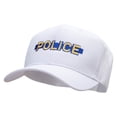 thumbnail image 2 of Blue Line Police Solid Cotton Twill Low Profile Snap Cap - White OSFM, 2 of 5