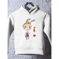 thumbnail image 3 of Bunny Outfit Girl Hoodie Toddler -Image by Shutterstock,  4 Toddler, 3 of 4