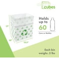 thumbnail image 5 of Clean Cubes 13-Gallon Pop-Up Trash Bins, 6-Pack, Recycle – Disposable, Collapsible, with Fitted Trash Bags, 5 of 7