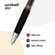 thumbnail image 3 of Bolígrafo de gel Uniball Signo 207 retráctil micro, 0,5 mm, tinta roja, 3 of 7