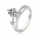 thumbnail image 4 of 1pc Geometric Oval Moissanite Ring With Abstract Wire Design For Women, 4 of 5