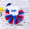 thumbnail image 2 of QIPOPIQ Robe en Tulle pour Tout-Petite Fille Été à Volants Sans Manches Robe Décontractée de Mode pour Bébé Fille 1-6 Ans Liquidation, 2 of 3