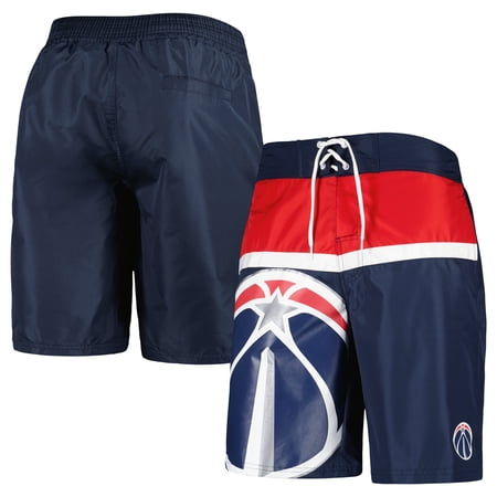 Men s G-III Sports by Carl Banks Navy Washington Wizards Sea Wind Swim Trunks