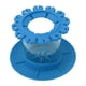 thumbnail image 5 of Limpiador de brochas de maquillaje, cepillo redondo desmontable, limpiador de tablero, cepillo multifuncional, alfombrilla de limpieza, taza para el hogar, dormitorio, azul, 5 of 14
