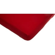 American Baby Co. Cotton Supreme Jersey Knit Fitted Crib Sheet, Maroon
