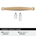 thumbnail image 4 of Amerock Franklin 5-1/16 inch Center-to-Center Champagne Bronze Cabinet Pull, 25 Pack, 4 of 4