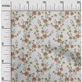 thumbnail image 2 of oneOone Cotton Flex Brown Fabric Floral Sewing Material Print Fabric By The Yard 40 Inch Wide, 2 of 5