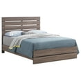 thumbnail image 3 of Brantford Wood Queen Panel Bed Barrel Oak, 3 of 6