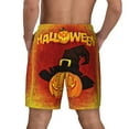thumbnail image 4 of Daiia Halloween Pumpkin Mens Swim Trunks Swim Shorts Quick Dry Swim Shorts with Mesh Lining Pockets-XX-Large, 4 of 9